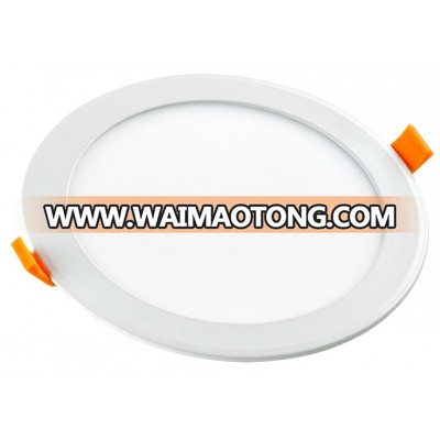 Aluminum high lumin housing PMMA cover 3w 6w 9w12w 15w 18w 24w 30w LED round panel light lamp SMD 2835