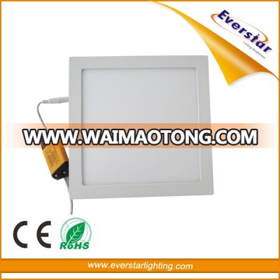 Square and Round panel Alu white 220V 3/6/12/18/24w LED Panel Light